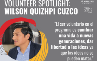 Volunteer Spotlight: Wilson Quizhpi Cuzco