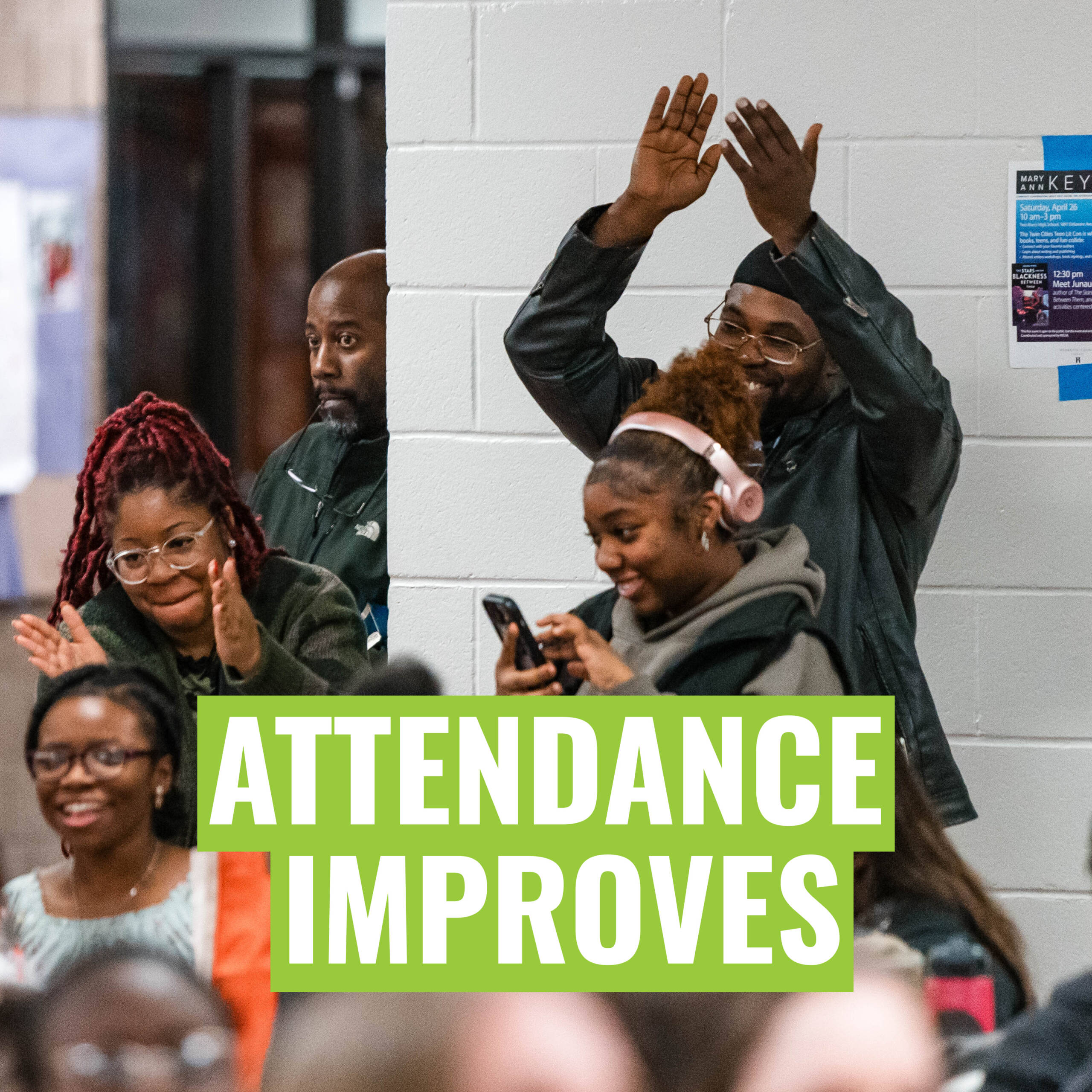 Attendance improves bold text image Proven Academic Results