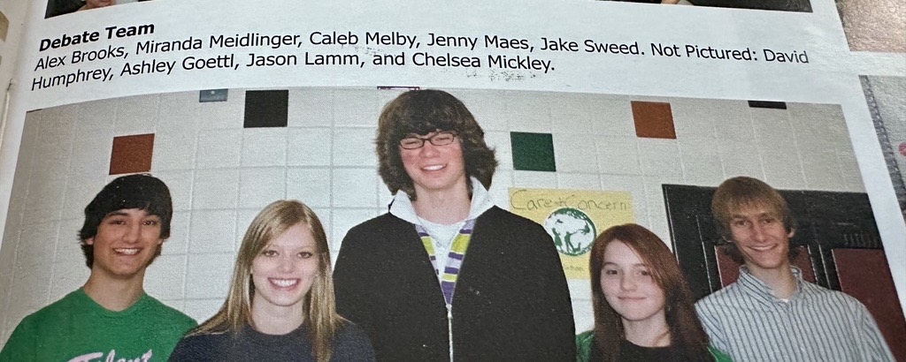 Jennie in HS yearbook