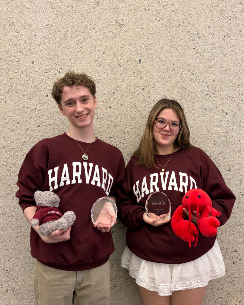 Central High School students pose with trophies
